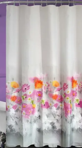 Штора для ванной Fora / Фора Фестиваль, водонепроницаемый полиэстер, размером 180х180см / товары для дома