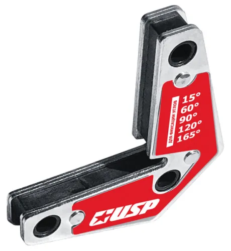 Магнитный держатель для сварки USP / ЮСП регулируемый, стальной корпус, с хромированным покрытием, 70×60×40×16×16мм / инструменты для строительства и ремонта