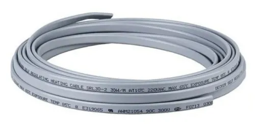 Нагревательная секция SRL / СРЛ саморегулирующийся двухжильный не экранированный, в трубу, от -15°С до +85°С, 220В, длина 15м, IP66, 30Вт / отопление