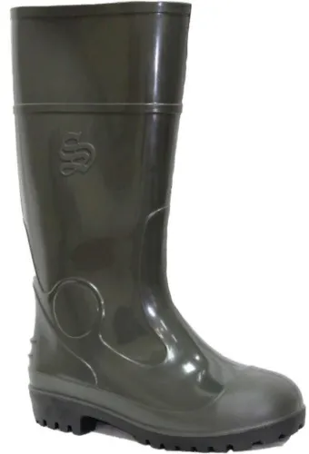 Сапоги резиновые Элементаль С-40 мужские из ПВХ, цвет олива, размер 43 / рабочая обувь