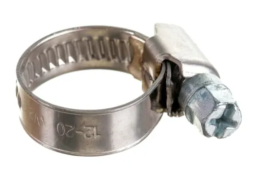 Хомут обжимной MIXTON червячный, нержавеющая сталь, 8-13мм, 8шт