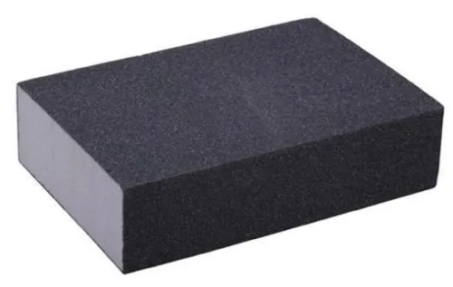 Губка шлифовальная SIA прямоугольная P80, 100×68×26мм