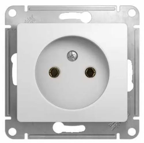 Розетка Schneider Electric Glossa GSL000141, 16А, белая, 71x71мм