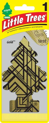 Ароматизатор автомобильный Little Trees / Литтл Трис Ёлочка Gold подвесной, золото / автотовары