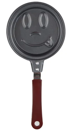 Сковорода Смайл мини фигурная, антипригарная сталь, 12см 108187