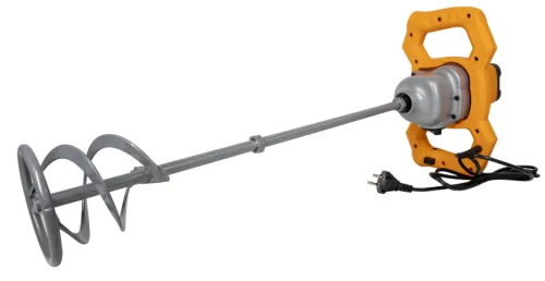 Миксер строительный Вихрь СМ-1100Э-2 для краски, электрический, металлический, желтый, 1100Вт / инструменты