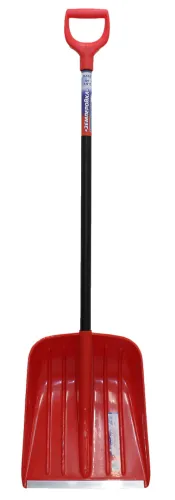 Лопата для снега Землеройка, пластик и металл, артикул 0224