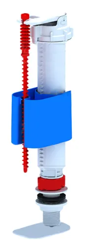 Арматура для унитаза АНИпласт с нижней подводкой, из пластика, белый, 1/2дюйма / сантехника