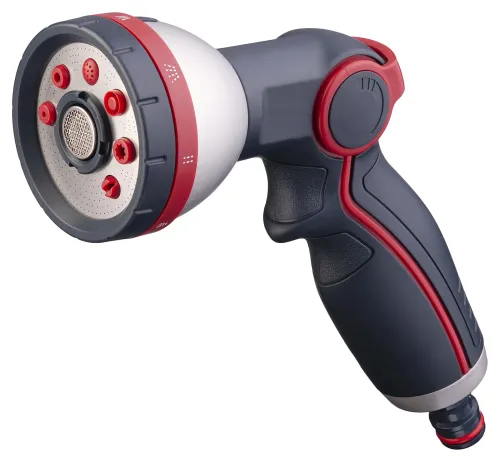 Пистолет для полива Elitech / Элитек Garden 8 режимов, с регулировкой интенсивности распыления, в корпусе из пластика, 240x140x60мм / дом и сад