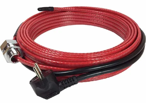 Нагревательная секция Nunicho / Нуничо с сальниковым узлом, саморегулирующийся, в трубу, от -15°С до +85°С, 220В, длина 2м, IP68, 10Вт / отопление