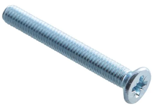 Винт Стройбат DIN 965, метрический, стальной, 5×70мм, 6шт
