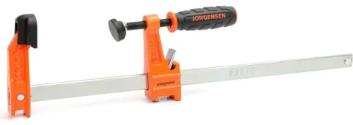 Струбцина Pony Jorgensen / Пони Йоргенсен Light Duty f-образная, универсальная, чугунная, оранжевая, 305х50мм / инструменты