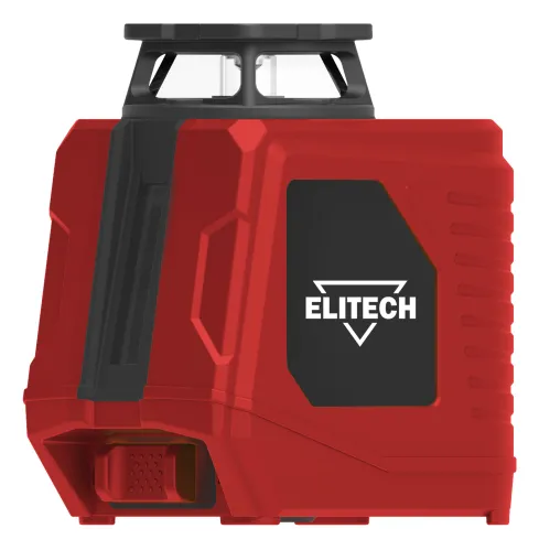 Лазерный уровень Elitech / Элитек ЛН 360-1-ЗЕЛ аккумуляторный, 2 зеленых луча, 25м, ±0,4мм/м, IP54 / нивелир