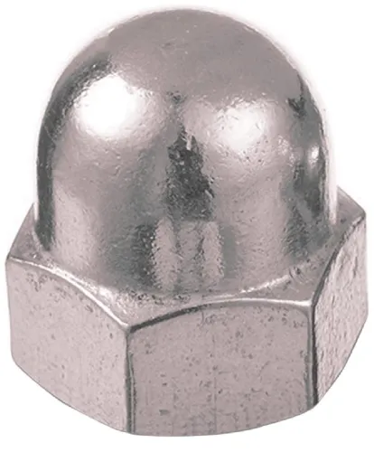 Гайка колпачковая Mixton DIN1587 оцинкованная сталь, М4, 6шт