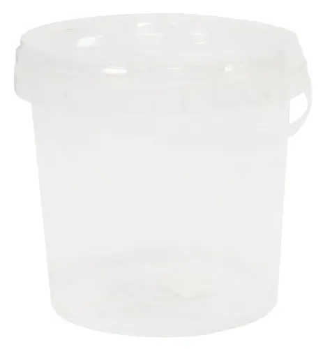 Ведро малярное круглое с крышкой, пластиковое, 1л