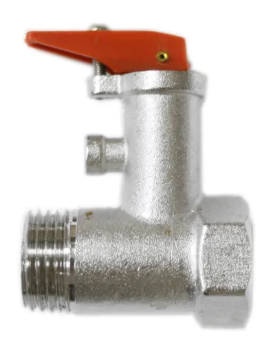 Клапан предохранительный M100506, из латуни и пластика, 6бар, 1/2дюйма, 0.6МПа, C/Leva B2 / водоснабжение