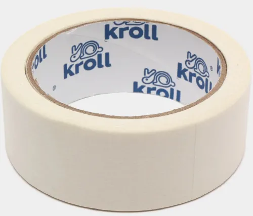 Скотч малярный Kroll белый, ширина 38мм, длина 30м