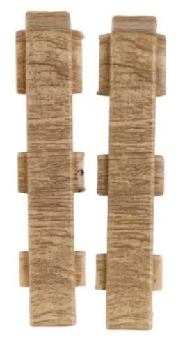 Соединитель для плинтуса Salag Lima, дуб джерси, 2 шт.