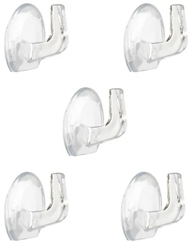 Крючки Рыжий кот самоклеящиеся прозрачные 5шт 104943