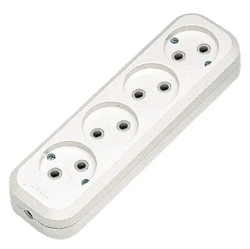 Колодка электрическая MAKEL MGP 141, 4 гнезда, 220В, 10А, IP20