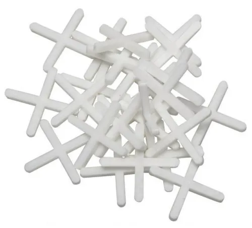 Крестики DECOR для плитки, пластиковые, белые, 2мм, 100шт