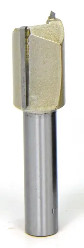 Фреза Elitech / Элитек пазовая прямая удлиненная, 2 лезвия, стальная, диаметр 14мм, хвостовик 8мм, 20/50мм / инструменты