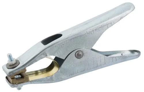 Клемма Сатурн для заземления сварочная, из металла, цвет серый, 500А, 1шт. в упаковке / электрика