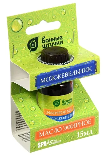 Эфирное масло Банные штучки Можжевельник натуральное, 15мл / товары для бань и саун