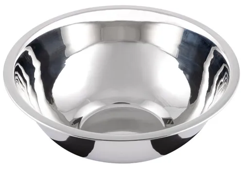 Миска Mallony / Маллони Bowl-Roll-27 с зеркальной полировкой, из нержавеющей стали, серебристая, 3.3л / кухонные принадлежности