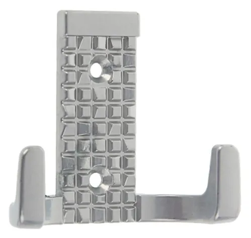 Крючок-вешалка для одежды РемоКолор №29 настенный, металлический, с полимерным покрытием, белый, 5x3x7см / товары для дома