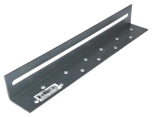 Крепежный уголок Rock Solid Connection / Рок Солид Конекшн регулируемый, из оцинкованной стали, серый, 30х30х220мм / строительство и ремонт