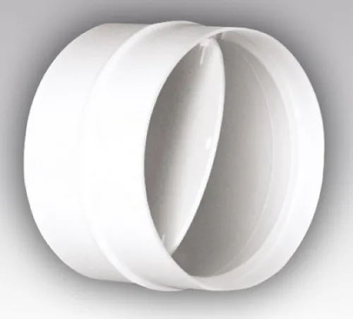 Соединитель каналов ЭРА 12.5СКПО круглый, пластиковый, белый