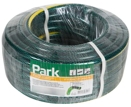 Шланг поливочный Park, ПВХ, армированный, 1/2", 20м, арт. 111038