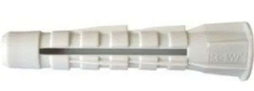 Дюбель KEW / Кев Super универсальный с бортом, нейлоновый, серый, 6×36мм, 100шт. / крепеж и фурнитура