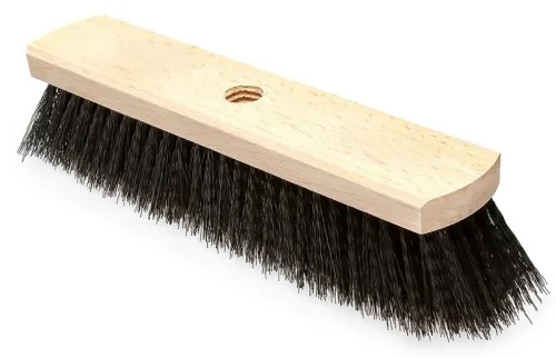 Щетка для уборки пола, без черенка, из дерева, бежевая, 280х60мм / хозяйственные товары