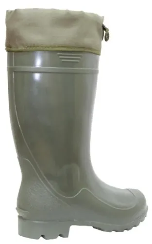 Сапоги резиновые 171 №С-35МН мужские литые с манжетой из ПВХ, оливковые, размер 41 / рабочая обувь