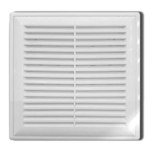 Решетка вентиляционная Event / Эвент Планета П1825М(Р) с сеткой, из пластика, белая, размер 253х183мм / строительство и ремонт