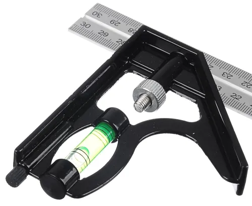 Угольник строительный РОКОТ комбинированный, 300мм, металл, серый