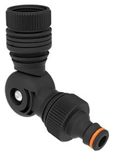 Адаптер для крана GF / ГФ поворотный, из пластика, 3/4 дюйм / дом и сад