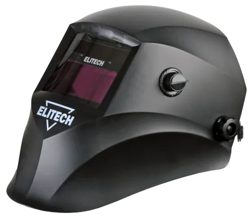 Маска сварщика Elitech 777 хамелеон, пластиковая, черная