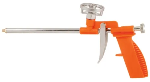 Пистолет для монтажной пены PARK / Парк MJ10 механический, в корпусе из металла и пластика, оранжевый, размер 295×150×46мм / инструменты