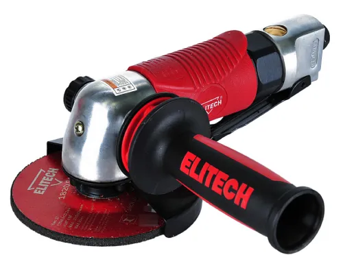 Шлифмашина угловая Elitech 0704.014200 пневматическая, диск 125мм