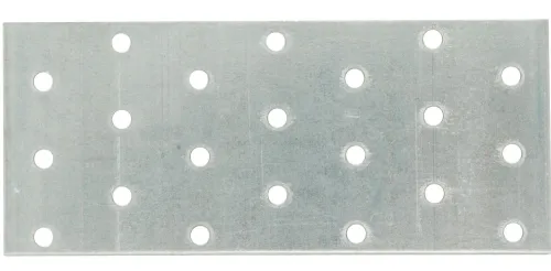 Пластина крепежная Rock Solid Connection / Рок Солид Коннекшн для деревянных конструкций, из оцинкованной стали, размером 200×100×2мм / строительство и ремонт