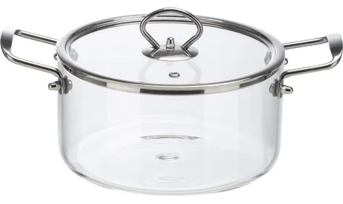 Кастрюля Leonord ITALIANO 2.5л, стекло, диаметр 19.5см