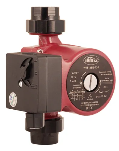 Циркуляционный насос Jemix WRS-25/6-130, 60л/мин, 100Вт
