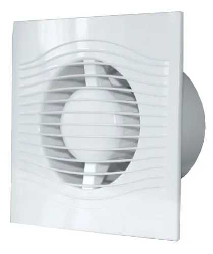 Вентилятор вытяжной ЭРА SLIM 5 в корпусе из ABS-пластика, белый, воздуховод 125мм, 140м3/час, 30 дБ, 10Вт / вентиляция