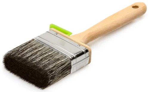 Кисть малярная Лазурный берег плоская, со смешанной щетиной, 100x25мм / малярные и отделочные инструменты