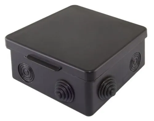 Распаячная коробка TDM Electric SQ1401-0912, 80х80х50мм, черная