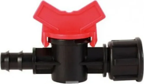 Кран для капельного полива Masterprof / Мастерпроф с наружной резьбой, пластиковый, 1/2дюйма / капельный полив