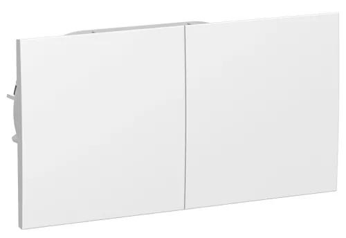 Розетка Systeme Electric AtlasDesign ATN000128, 2-местная, белая